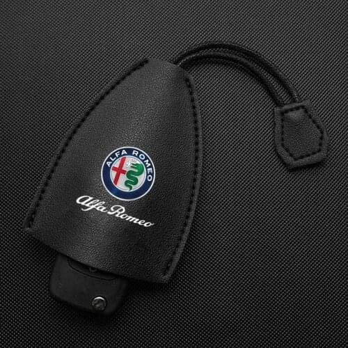 For alfa romeo 159 147 156 giulietta 147 159 mito PU Leather Pull Type Key Bag Car Key Holder Case New Leather Keychain Pouch