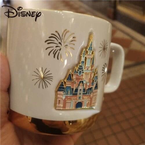 Disney Castle 3d cartoon Porcelain cup cute teacup drinking cup cute cartoon version of the castle mug fall mug cup