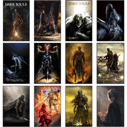 Classic Game Dark Souls 3 Character Art Poster Wall Canvas Canvas Art Decoration Painting Art Printing Home Decoration Painting