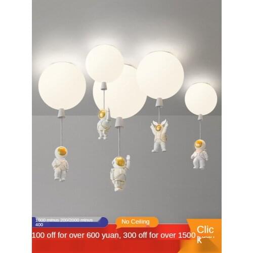 Childrens Room Lamp Ins Girl Heart Bedroom Light Creative Balloon Lamp Boys and Girls Room Lamp Nordic Bedroom Chandelier
