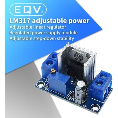 Free Shipping New LM317 DC-DC Linear Converter Buck Step Down Low Ripple Module Power Supply