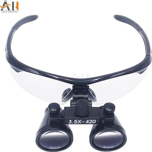 3.5X 420mm Anti-fog dental loupe medical loupes magnifier with 3.5 magnification surgical operation