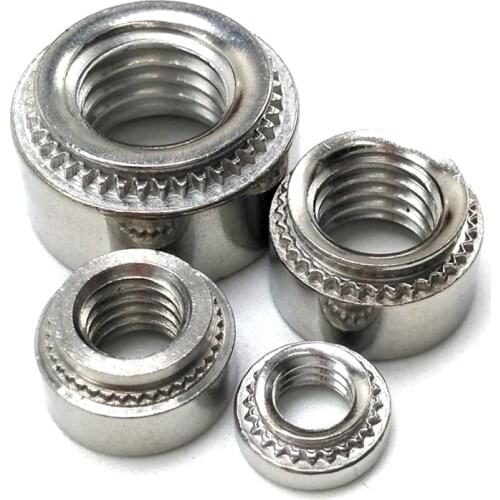 M2 m2.5 m3 m4 m5 m6 m8 m10 Self-Clinching Nut, 304 stainless steel round nut PEM Self-Clinching Nuts ,K018