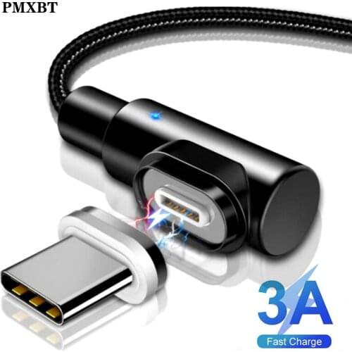 3A Magnetic Cable USB Type C Cables Fast Charger For Huawei Samsung Xiaomi Redmi LG Mobile Phone Fast Charging usb-c tpye-c Cord