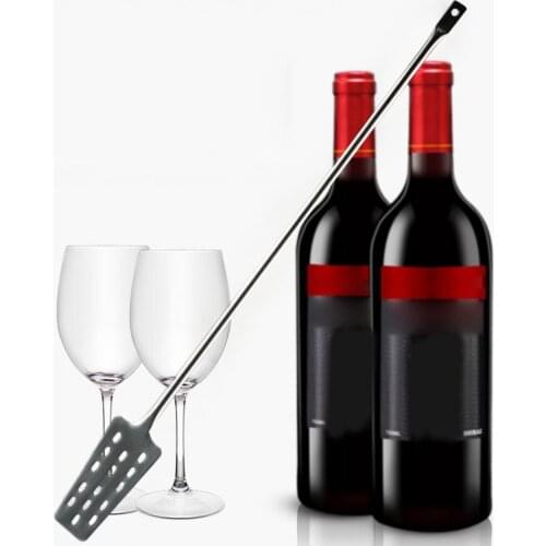 Red Wine stirring Mash Stirrer Rod Wear-resistant Sturdy Silver Color Wine Mash Paddle for Drink Supplies