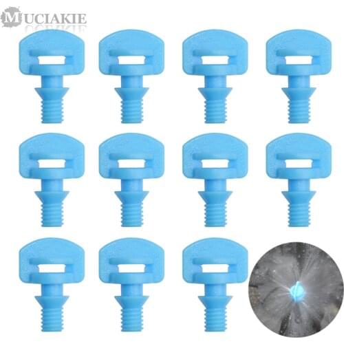 MUCIAKIE 35PCS 360 Degrees Refractive Micro Sprinkler 4.38mm Male Thread Fruit Misting Sprinkler Micro for Garden Irrigation