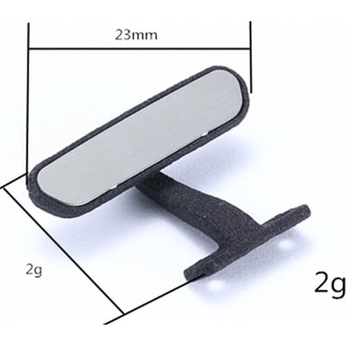 Upgrade Modified Car Rearview Mirror DIY Car Interior Mirror for WPL D12 RC Truck Accessories