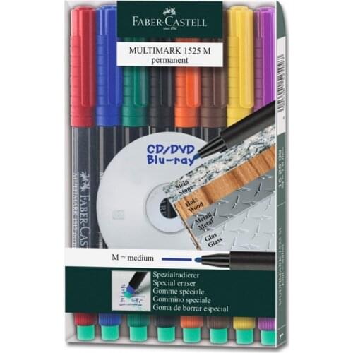 Faber-Castell Permanent set of 8 (M)