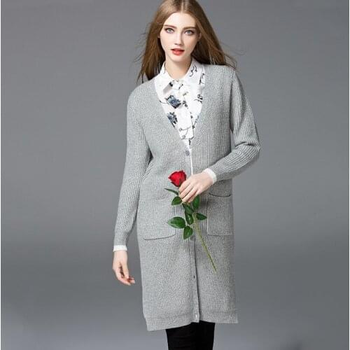 Wool Casual Limited Direct Selling Poncho Sweater Sweater Women 2018 Autumn Fund Solid Knitting Cardigan Loose Coat