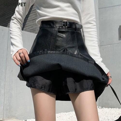 Somepet Women's Leather Skirts
