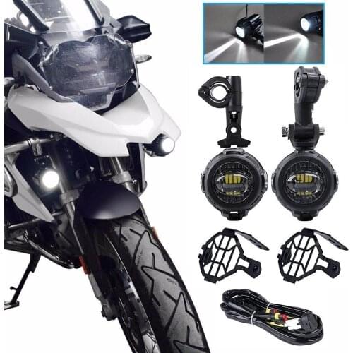 Motorcycle LED Fog Light Safety Driving Lamp Motobike Accessories For BMW F800GS R1200 GS /ADV Motorcycle Led Lights White 6000k