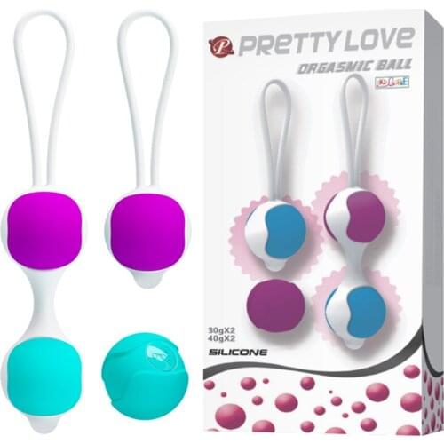 Ben Wa Progressive Kegel Weight Exercise 4 Weights for Woman Tightening, Strengthen Pelvic Floor Muscle Recovery Bladder Control