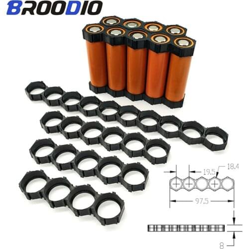 10PCS 18650 Lithium Battery Heat holder bracket 18650 Spacer Assembly Group Module DIY Battery Box Case Pack Splicing Bracket