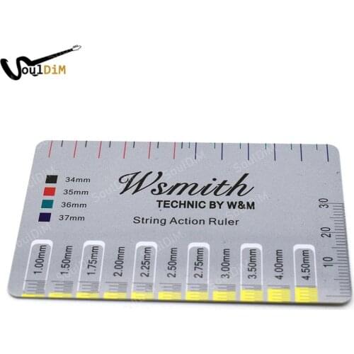 10pcs Guitar Accessories String Action Gauge Ruler Baroque Guitar Bass String Pitch Luthier Tool for String Instruments New