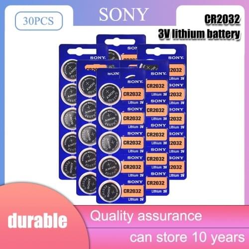 2021 New 30pcs CR2032 Lithium Button Coin Cell Batteries 3V CR 2032 DL2032 ECR2032 BR2032 Battery For Watch Electronic Remote