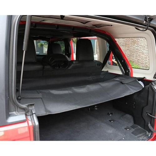 Car Rear Boot Trunk Cargo Luggage Shade Security Shield Cover Fit for Jeep Wrangler JL 2018- Onwards