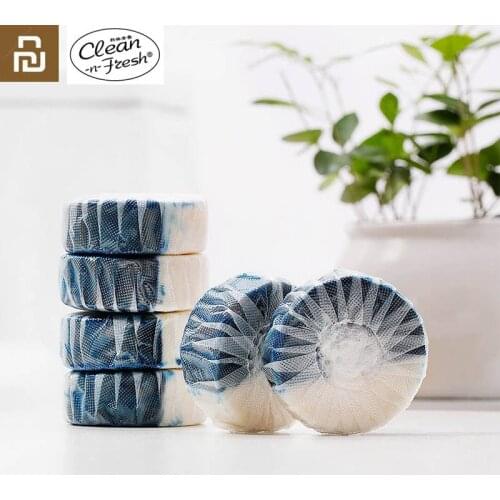Youpin Clean-n-fresh Double-effect Toilet Block Independent Water-soluble Film Packaging Anionic Active Factor Deep Clean