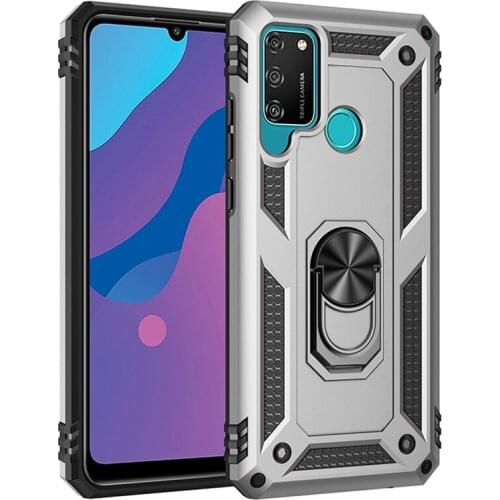 Armor Shockproof Phone Case For Huawei Honor 9A 9S 8A 8S 20 10 Lite P Smart Z 2019 2020 2021 Finger Ring Holder Car Magnet Cover