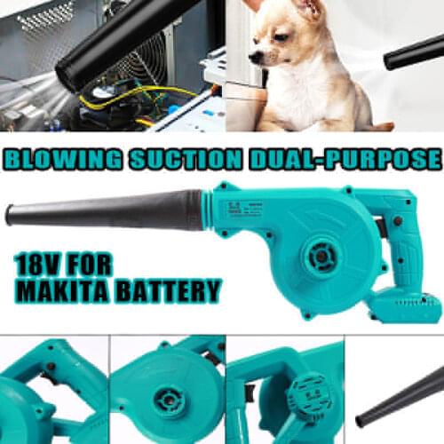 680W Cordless18V Electric Air Blower Vacuum Cleannig Blower Leaf Pet Dust Collector Power Tool For Makita Li-ion Battery