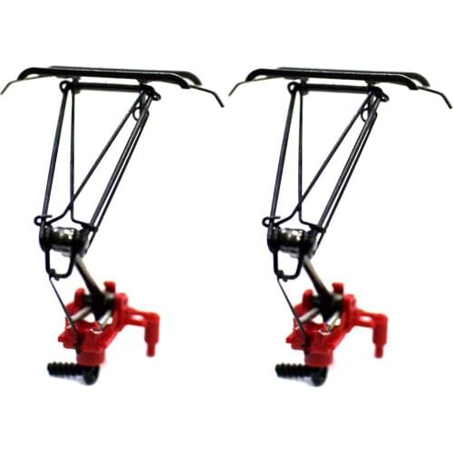 2Pcs 1:87 HO Scale Train Electric Traction Pantograph Train Arm Bow for bachmann Model Building Kit 2019 New
