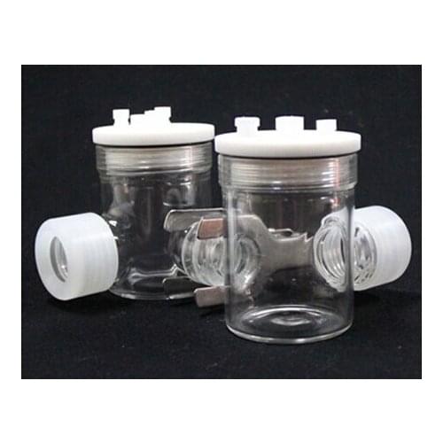 H type electrolytic cell, double channel membrane exchangeable H photoelectrochemical cell