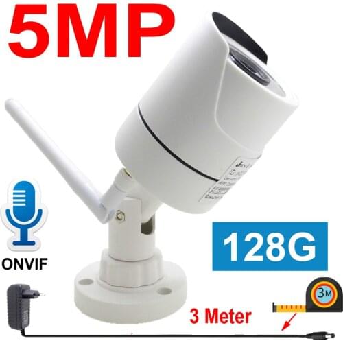 Audio IP Camera Wireless 128G Storage Cctv Outdoor Waterproof Ipcam Security Surveillance Cam Infrared Night Wifi HD Home Camera