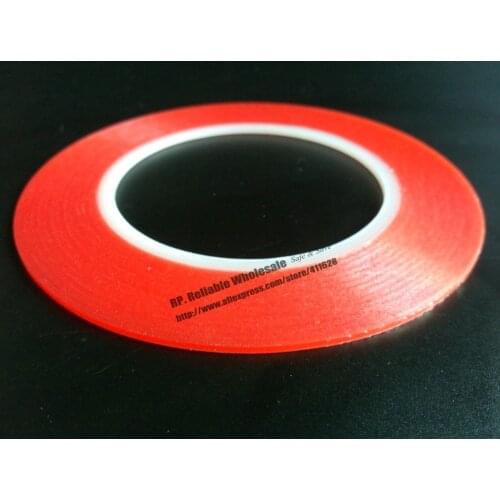 1mm wide, (0.2mm Thick) Clear Double Sided Sticky Tape for iphone Huawei Samsung Edge Screen LCD Glass Repair