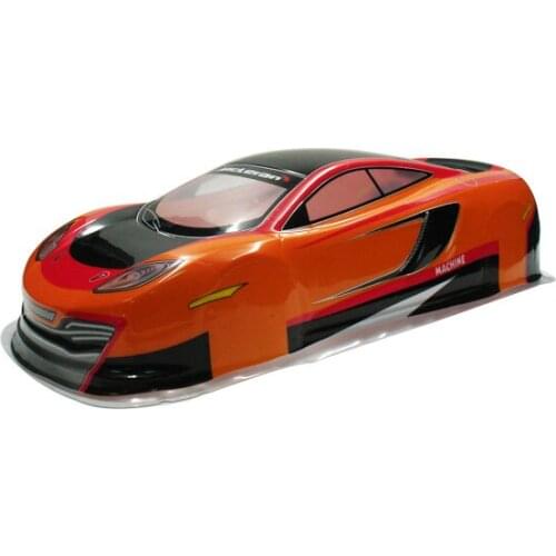 MccLaren 1/10 Scale rc car on road 1:10 body shell for HPI Racing Kyosho axial tamiya width 190mm front rear wheelbase 260mm