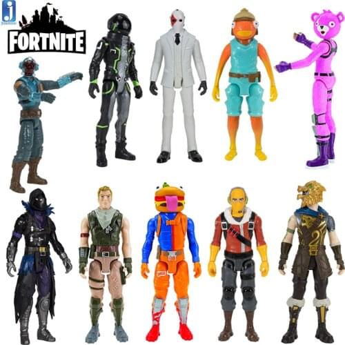 20cm Fortnite Figures Set Raptor Model Black Knight Action Figure Model Game Figures Models Kid Birthday Toys Gift