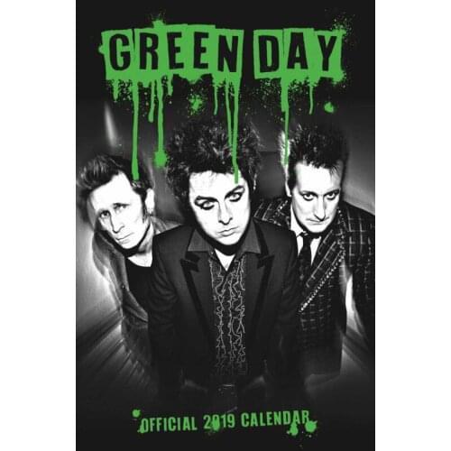 New Arrival Green day Canvas Poster Custom Canvas Fabric Painting Poster Home Decoration Mariage Cloth Fabric Wall Art Poster