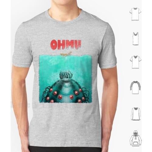 Ohmu T Shirt Big Size 100% Cotton Nausicaa Valley Of The Wind Studio Ghibli Anime Ohmu Hayao Miyazaki Jaws