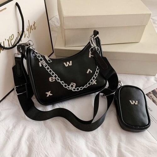 Wholesale Purses And Handbags Luxury Designer Shoulder Bag Fashion Crossbody Bag For Women 2020 New Luxury Handbags Three In One