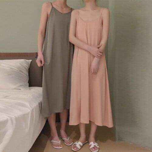 High quality 2020 Spring Summer Women Satin Dress party Luxury Shiny Sundress Imitation Silk Dress