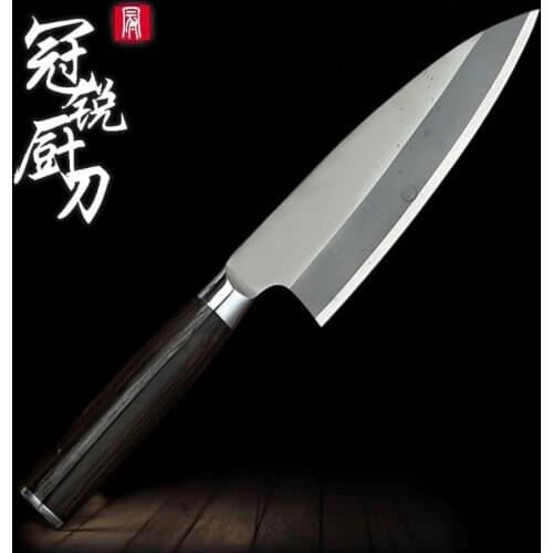 Professional Slicing Carving Kitchen Knives Japanese Deba Knife Tuna Cutting Tools Sashimi Sushi Stainless Steel Chef Knife NEW