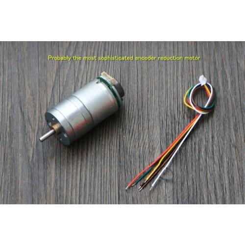 Delicate self-balancing car DC motor 7.4V 500RPM 12V 1:20 1.6W Encoder dc deceleration gear motor speed measurement smart home