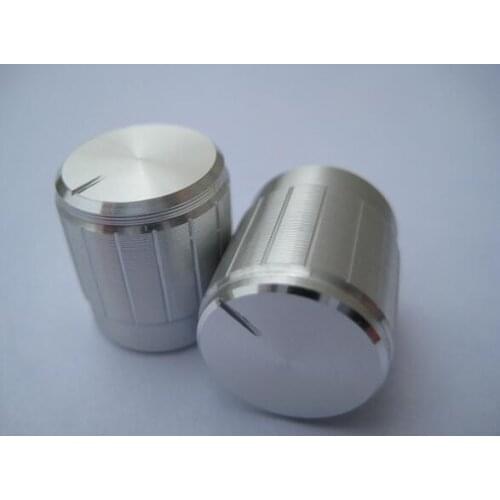 Knob Silver Volume potentiometer knob Switch 13X16 20pcs
