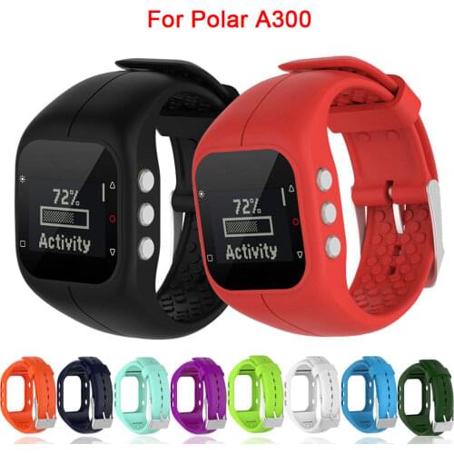 Silicone Watch Band For Polar A300 Tracker Watchbands Smart Watch Accessories Waterproof Wrist Bracelet Sport
