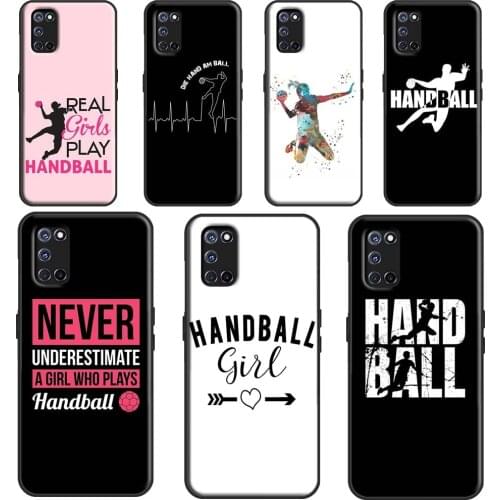 Stylish Playing Handball For OPPO A15 A3S A5S A52 A72 A92 A83 A91 A93 F5 Reno2 Z A31 A53 A5 A9 2020 A1K Phone Case