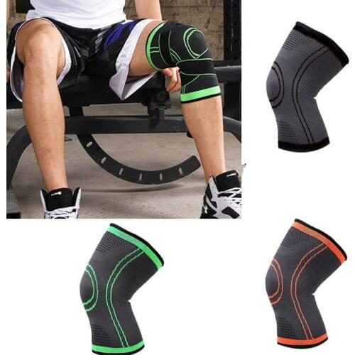 Veidoorn 1PCS Compression Knee Support Sleeve Protector Elastic Knee Pads Brace Springs Gym Sports Basketball Volleyball Runnin