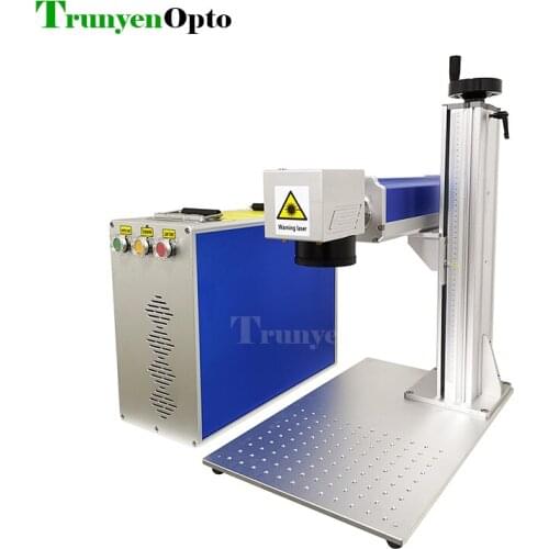20w 30w 50W Split type fiber laser marking machine for metal electricity components maker