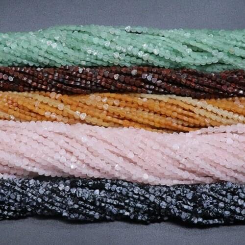 4-5MM Heart Shape Natural Stone Beads Small Loose Beads Jewelry Making Bracelets Necklace