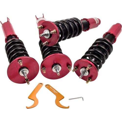 4pcs 24 Ways For Honda Accord 1990-1997 Adj Damper Coilover for Acura Shock Absorbers Spring Struts Suspension Kits