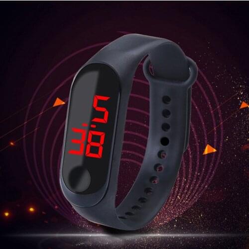 Men Women Digital Watch LED Sport Watch Glass Dial Silicone Wristwatch reloj deportivo hombre reloj digital montr