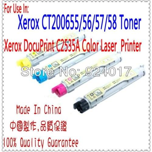 For Xerox CT200655 CT200656 CT200657 CT200658 Color Toner Cartrigdge,For Xerox C2535A C2535 2535A 2535 Color Printer Toner