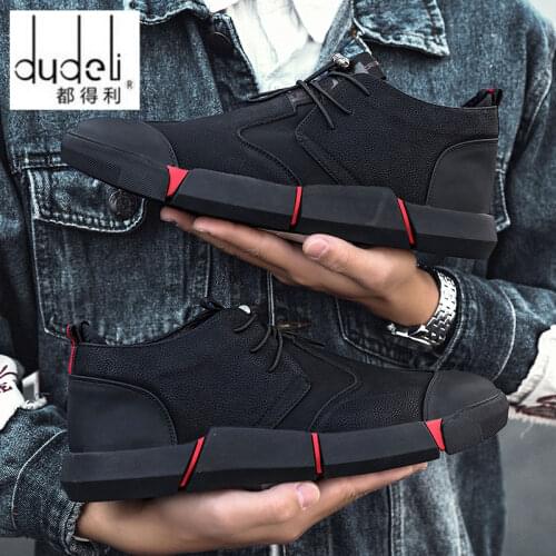 Dudeli Men's Leather Sneakers