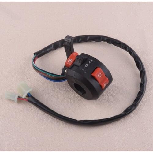 DWCX ON/OFF Kill Start Light Choke Switch Horn Fit for PIT Quad Dirt Bike ATV Buggy