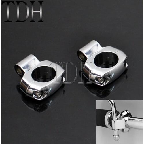 1" Bar Universal Motorcycle Drink Mirror Mount Holder Clamp For Honda Harley Yamaha ATV Stainless Steel Handlebar Cup Holder