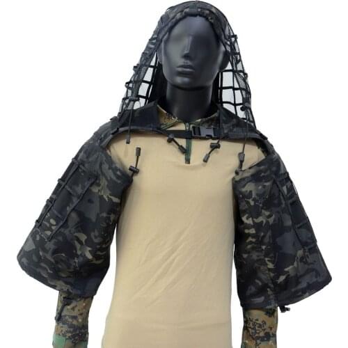 Camouflage Hunting Ghillie Suit Tactical Sports Sniper Hidden Cloak Ghillie Clothes Outdoor Army CS Training Military Equipment