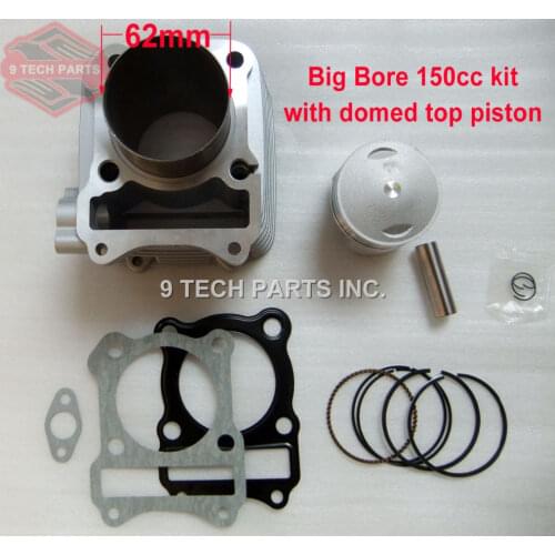 Motorcycle BIG BORE Barrel Cylinder Piston Kit 150cc 62mm for GS125 GN125 EN125 GZ125 DR125 TU125 157FMI K157FMI engines