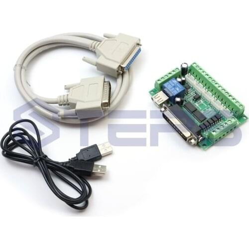 Free shipping 5 Aixs CNC Mach3 Breakout Board controller board
